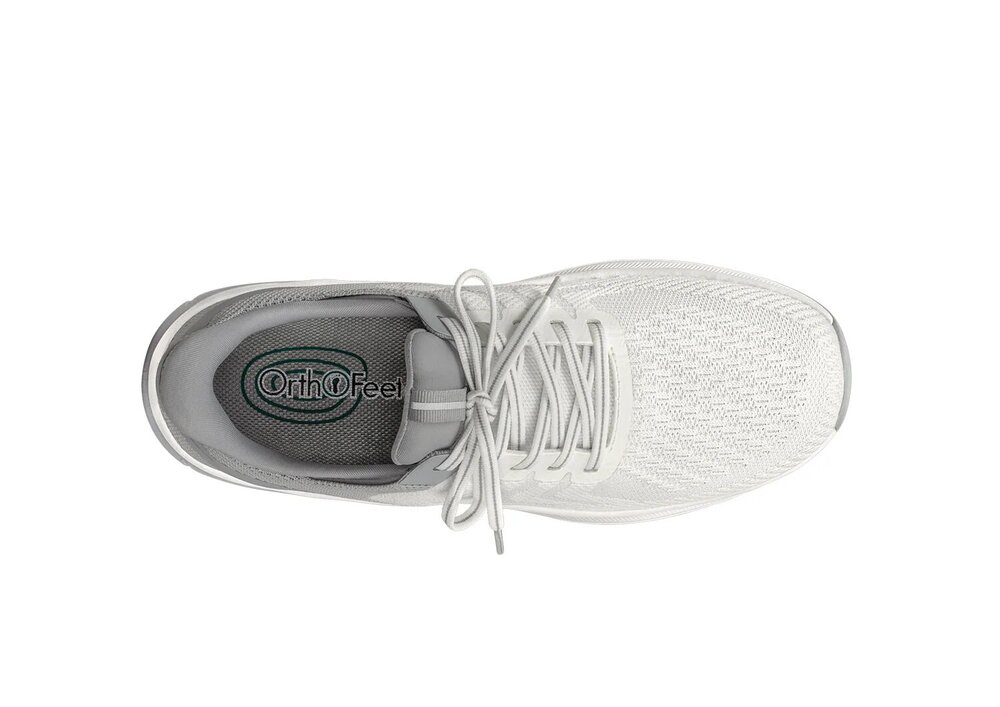 OrthOfeet Heren Hands-Free Instap Sneaker Tilos White
