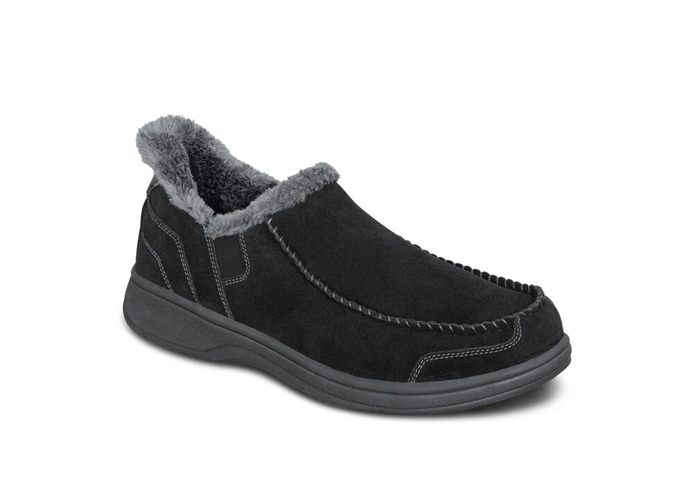 OrthOFeet Heren Hands-Free Instap Mocassin Vito Black