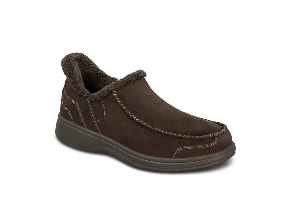 OrthOfeet Heren Hands-Free Instap Mocassin Vito Brown