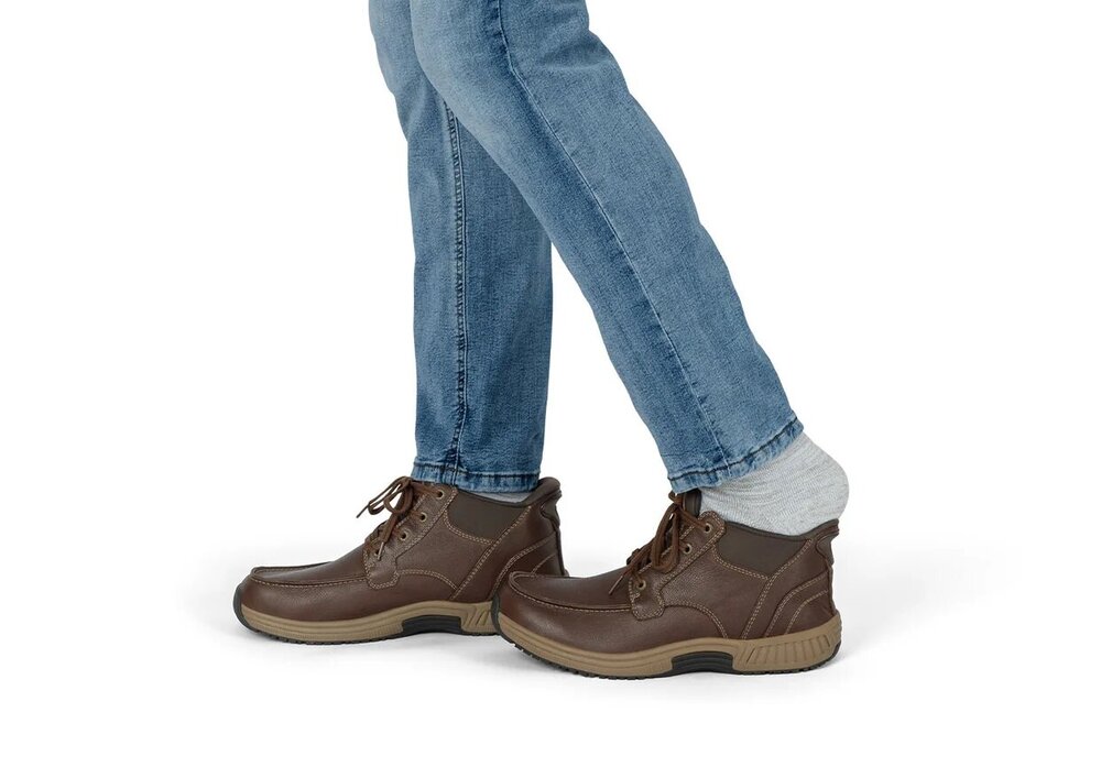 OrthOfeet Heren Hands-Free Instap Schoen Verno Brown