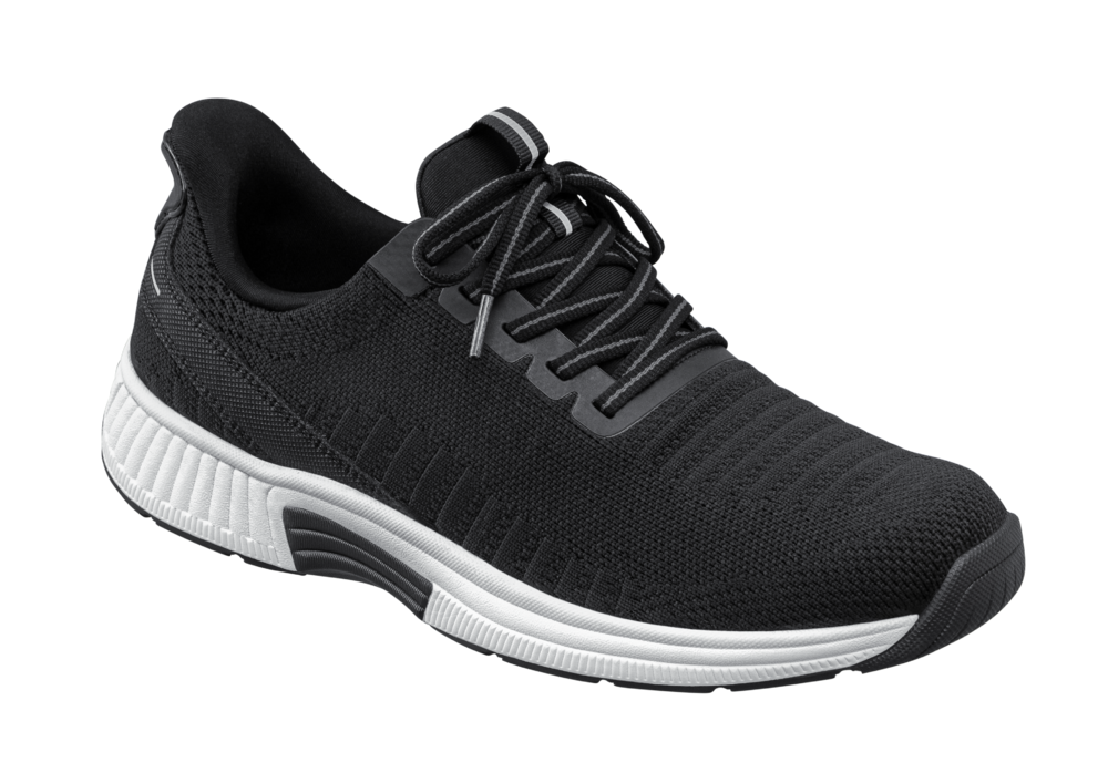 OrthOFeet Dames Hands-Free Instap Sneaker Kita Black/White
