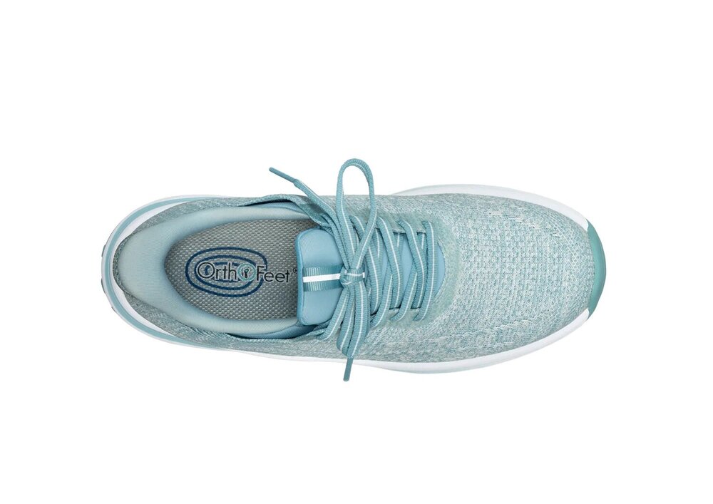 OrthOfeet Dames Hands-Free Instap Sneaker Nira Turkois