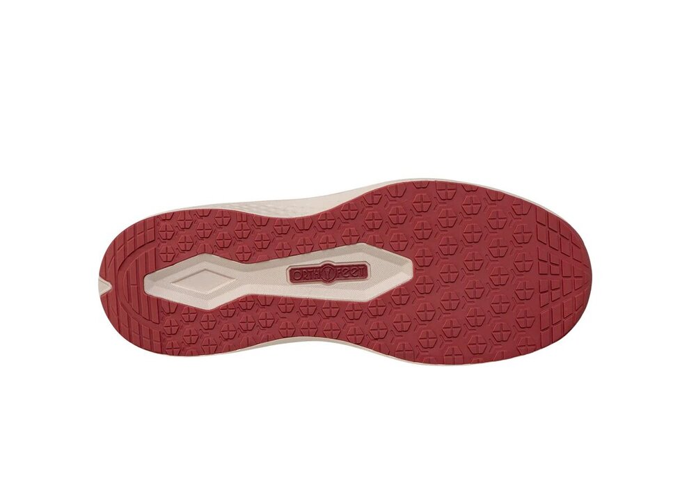 OrthOfeet Dames Hands-Free Instap Sneaker Nira Red