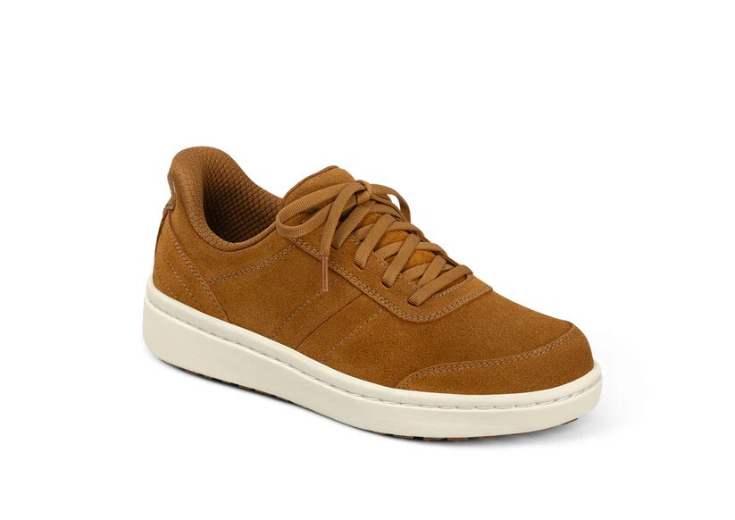 OrthOFeet Dames Hands-Free Instap Sneaker Wander Camel
