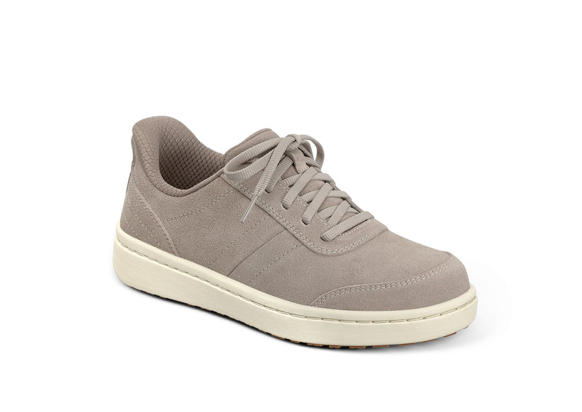 OrthOFeet Dames Hands-Free Instap Sneaker Wander Taupe