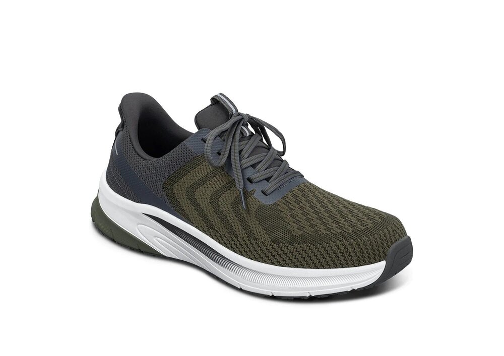 OrthOfeet Heren Hands-Free Instap Sneaker Tilos Olive