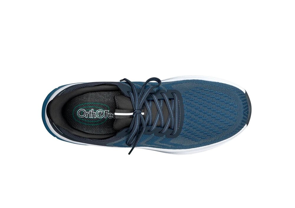 OrthOfeet Heren Hands-Free Instap Sneaker Tilos Blue
