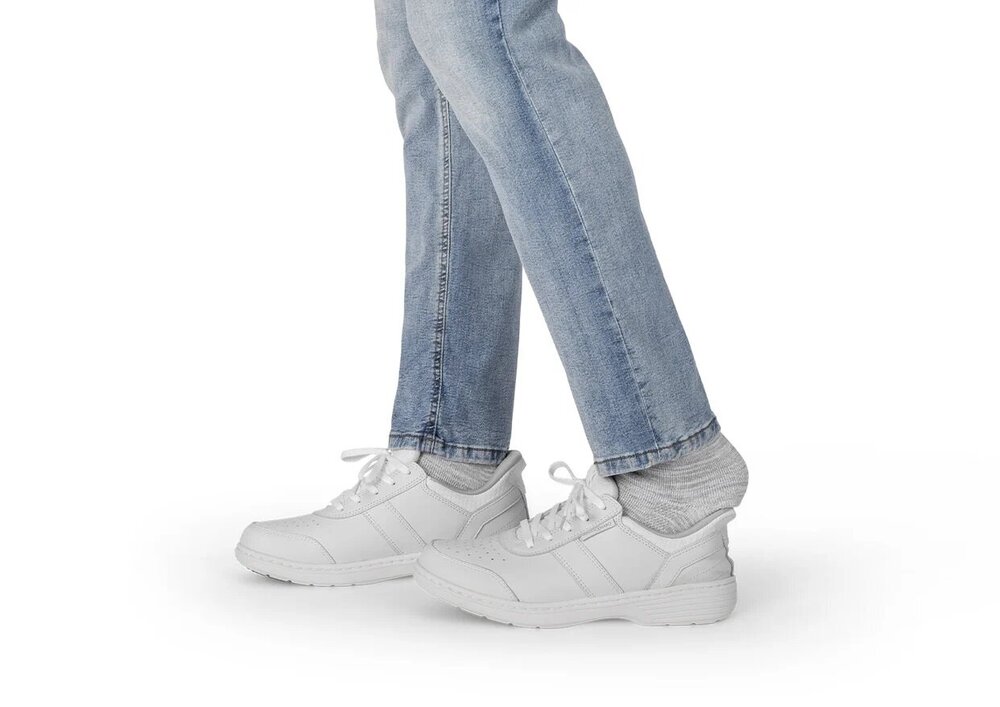 OrthOfeet Heren Hands-Free Instap Schoen Pierre White