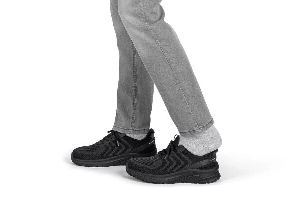 OrthOFeet Heren Hands-Free Instap Sneaker Tilos Black