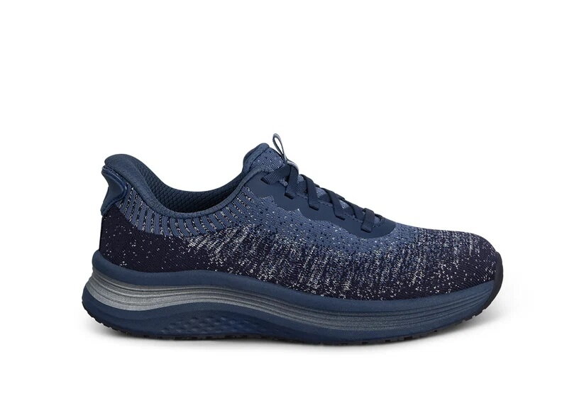 OrthOFeet Dames Hands-Free Instap Sneaker Nira Blue/Silver