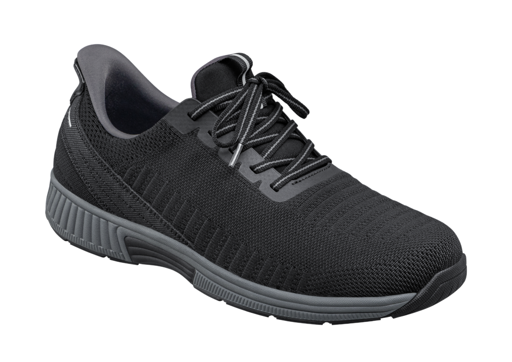 OrthOFeet Heren Hands-Free Instap Sneaker Yari Black